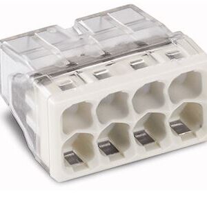 SZYBKOZŁĄCZKA 8X 2.5 PRZEZROCZYSTY/JASNOSZARY