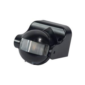 CZUJNIK RUCHU CZARNY NT ŚCIENNY 180ST  12M 1200W 230V IP44 3-2000LUX