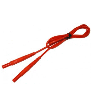 1.2M RED CABLE WITH BANANA PLUGS