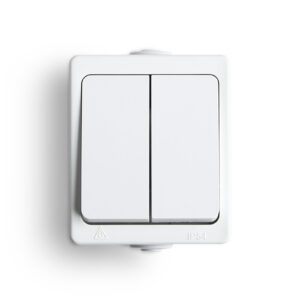 AQUALUX BIAŁY ŁĄCZNIK NT SERYJNY IP54 ZACISKI SPRĘŻYNOWE 10A 250V