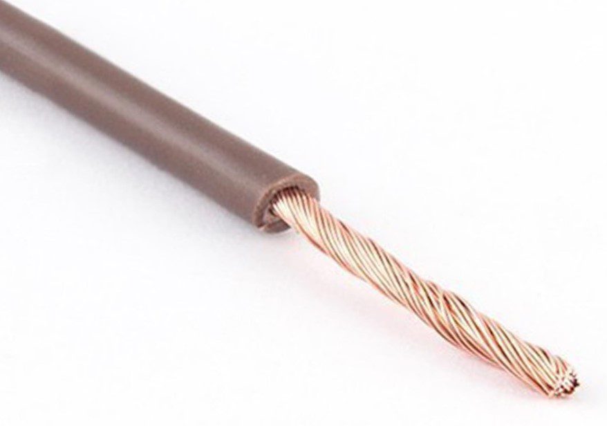H07V-K LGY 1.5 BROWN SINGLE-CORE FLEXIBLE CABLE 450/750V CLASS 5