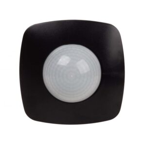 DR-09B PIR MOTION SENSOR WITH PRESENCE FUNCTION CEILING 360° 10A 230V BLACK