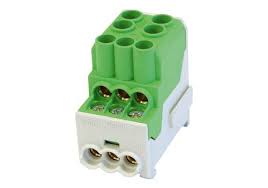 SDB 100 GREEN SDB 100 DISTRIBUTION BLOCK - DISTRIBUTION AL/CU 80010 SIMBLOCK GREEN|VOLTAGE SIGN