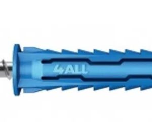 4ALL-10+6060 KOŁEK UNIWERSALNY 4ALL FI 10 MM Z WKRĘTEM 6,0X60 MM RAWLPLUG OP.25 SZT