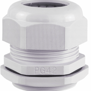 PG-42 DŁAWIK KABLOWY IP68 + NAKRĘTKA POLIAMID PA66 SZARY