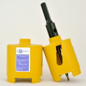 KORONKA DIAMENTOWA SDS-PLUS BEZUDAROWA 82 MM Z UCHWYTEM KOMPLET