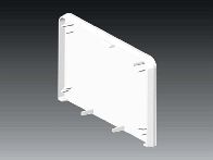 ZAK  90X55 PK D HF ZAKOŃCZENIE KANAŁU BIAŁY