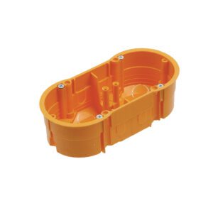 PK 60 INSTALLATION BOX PT 2X FI60 WITH SCREWS ORANGE