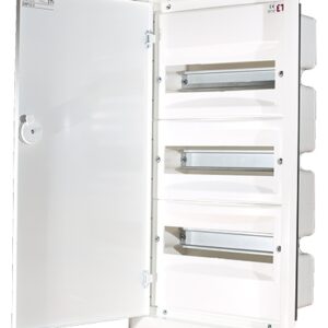ERP12-3 PLASTIC DISTRIBUTION BOARD PT 36M 3X 12M N+PE IP40 IK10 548X288X120 FULL METAL DOOR WHITE DIDO