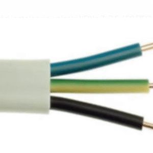 YDYP 3X 2.5 ŻO BIAŁY PRZEWÓD INSTALACYJNY PŁASKI DRUT 450/750V KL.1