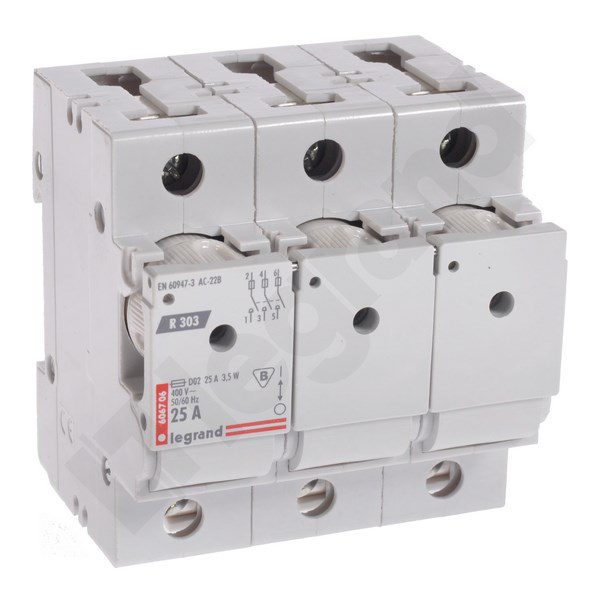 R303 ROZŁĄCZNIK BEZPIECZNIKOWY D02 25A 3P 4.5M 400V AC
