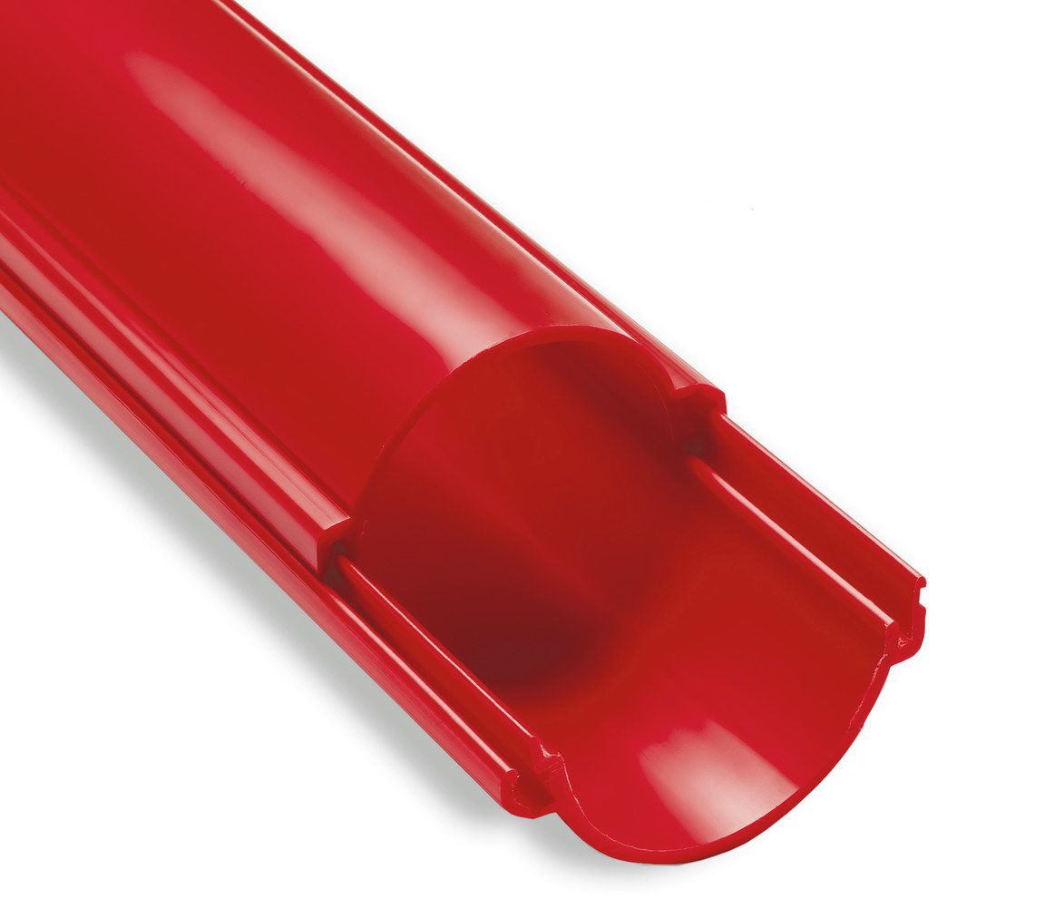 QRD160-3 CZERWONY RURA OSŁONOWA GŁADKA DZIELONA FI160/141 750N/5CM