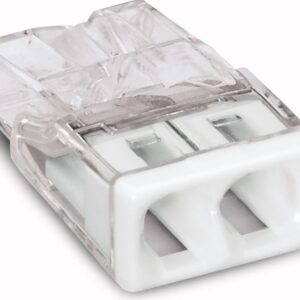 SZYBKOZŁĄCZKA 2X 2.5 PRZEZROCZYSTY/ BIAŁY