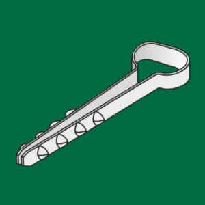 UWP 14/6/50 UCHWYT KABLOWY WBIJANY PŁASKI BIAŁY OPK.100SZT. YDYP 4X2.5