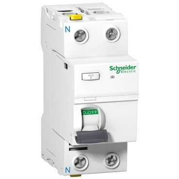 Schneider Electric Residual Current Circuit Breaker Acti9 iID-25-2-30-A 25A 2-pole 30mA type A, A9Z21225