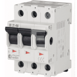 HIS-63/3 ISOLATING SWITCH MODULAR 63A 3P 3M 240V AC