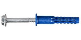 FFS FRAME PLUG NYLON WITH COLLAR 10X50MM, 4PCS