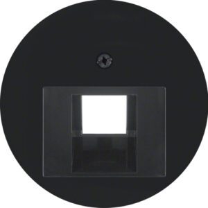R.X MODUŁ CZARNY PŁYTKA DO GNIAZD UAE 1X SKOŚNA