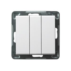 SONATA MODUŁ BIAŁY ŁĄCZNIK 3X ZACISKI SPRĘŻYNOWE 10AX 250V