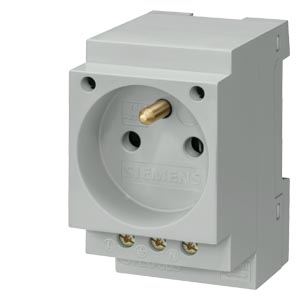 5TE6 GNIAZDO 1X Z/U 16A 2.5M NA SZYNĘ TH35