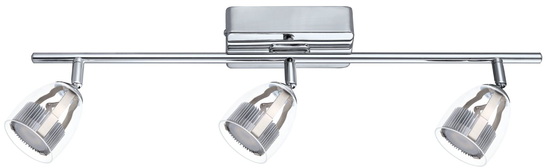 PECERO CHROM/ PRZEZROCZYSTY OPRAWA SUFITOWA SPOT NT LED 3X 6W WW 3000K 1380LM IP20 STAL/ TWORZYWO