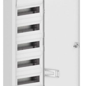 MSF ROZDZIELNIA PLASTIKOWA NT 60M 5X 12M N+PE 358X853X100 DRZWI PEŁNE PEŁNE METAL BIAŁY