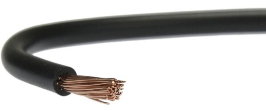 H07V-K LGY 16 BLACK SINGLE-CORE FLEXIBLE CABLE 450/750V REEL CLASS 5