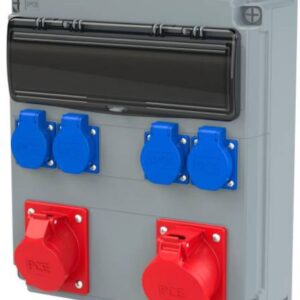 OPOLE ROZDZIELNIA BUDOWLANA STACJONARNA 32A/5P 16A/5P 4GS 16A 230V BEZ ZABEZPIECZEŃ