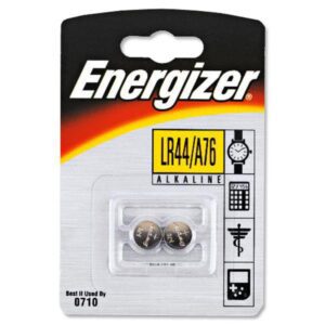 LR44/ A76 ALKALINE BUTTON CELL BATTERY 1.5V FI11.6 H5.4MM 2.4G BLS.2PCS.