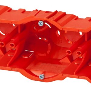 PK-3X60 PUSZKA INSTALACYJNA PT GIPS 3X FI60 IP20 GŁĘBOKA Z WKRĘTAMI CEGLASTY