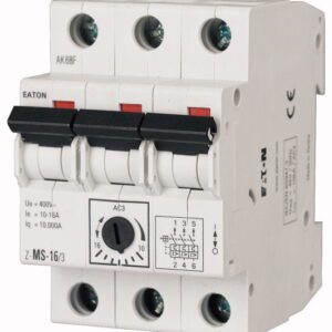 Z-MS-16.0/3 WYŁĄCZNIK SILNIKOWY 16.0A 230V AC 10KA