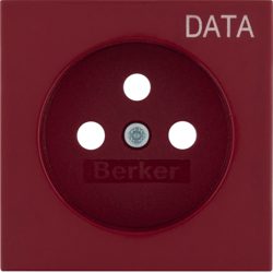 B.KWADRAT MODUŁ CZERWONY PŁYTKA DO GNIAZD 1X Z/U "DATA" ONE PLATFORM