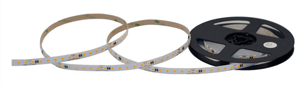 NEXTEC EX TAŚMA LED 9.6W/1M 5M 8MM 24V DC IP20 ŚCIEMNIALNA WW 3000K 816LM/1M 120LED/1M 120ST