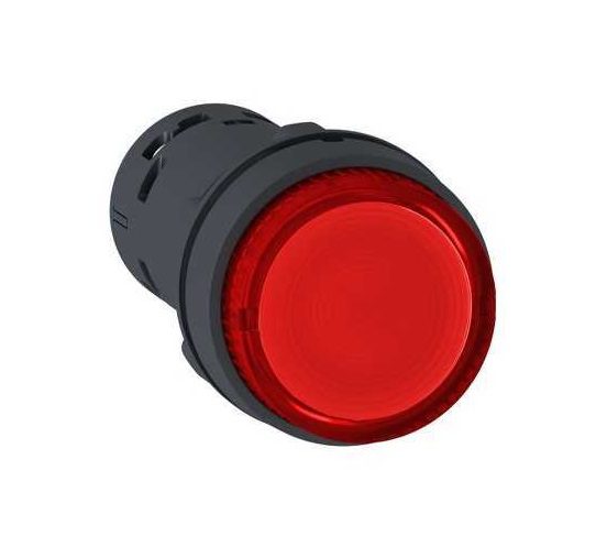 Schneider Electric Harmony XB7 Przycisk czerwony z samoczynnym powrotem bez oznaczenia LED 24V, XB7NW34B2