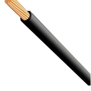 H07V-K LGY 6.0 BLACK SINGLE-CORE FLEXIBLE CABLE 450/750V CLASS 5