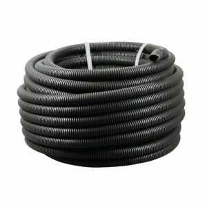 RKGS 20-25 CZARNY RURA KARBOWANA PESZEL PVC-U FI20/14.9 Z PILOTEM 750N