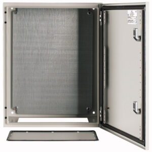 CS 54/250 OBUDOWA METALOWA NT 500X400X250 DRZWI PEŁNE Z PŁYTĄ IP65 SZARY