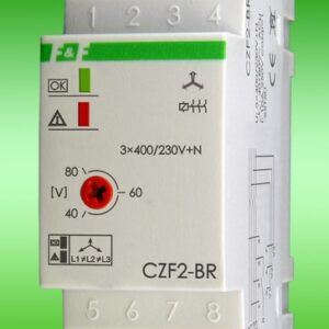 CZF-2BR CZUJNIK ZANIKU FAZY 10A 1Z 3X400/230V+N ACZ KONTROLĄ STYCZNIKA