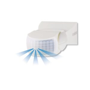 IS 1 B BIAŁY CZUJNIK RUCHU NT ŚCIENNY 120ST 10M 8S-35MIN IP54 500W 230V AC