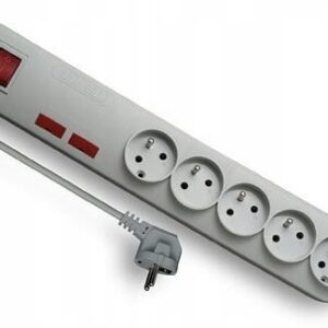 PSF2-503 FILTR PRZECIWPRZEPIĘCIOWY 5X Z/U OKRĄGŁY KĄTOWA 3.0M OMY 3X1.0 WYŁĄCZNIK PODŚWIETLANY BIAŁY