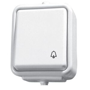 Schneider Electric Cedar, przycisk "dzwonek", IP44, biały, WNT101C01