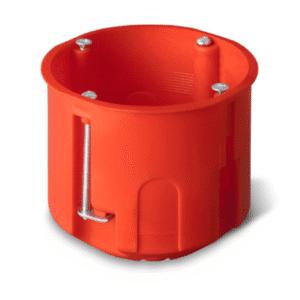 PK-60F PUSZKA INSTALACYJNA PT GIPS 1X FI60 IP20 GŁĘBOKA Z WKRĘTAMI CEGLASTY