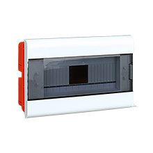 SRP-12 ROZDZIELNIA PLASTIKOWA PT 12M 1X 12M N+PE 190X298X74 IP40 DRZWI DYMNE BIAŁY