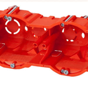 PK-4X60 PUSZKA INSTALACYJNA PT GIPS 4X FI60 IP20 GŁĘBOKA Z WKRĘTAMI CEGLASTY