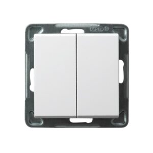 SONATA MODUŁ BIAŁY ŁĄCZNIK SERYJNY ZACISKI SPRĘŻYNOWE 16AX 250V