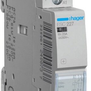 ESC227 MODULAR CONTACTOR 25A 1Z+1R 1M 230V AC