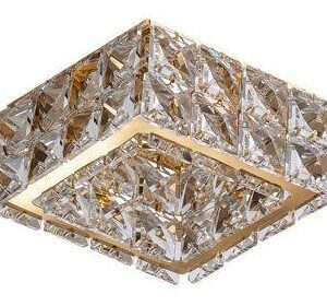 ESTER S 2 GO ZŁOTY OPRWAWA SUFITOWA PT 1X GU10/ 50W IP20 METAL/ SZKŁO