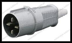 PORTABLE METAL POWER PLUG 32/4 IP44 500V FLAT CONTACTS