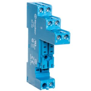 F97-02-0-000-0000 SOCKET FOR 46.52 BLUE SCREW TERMINALS FOR RAIL