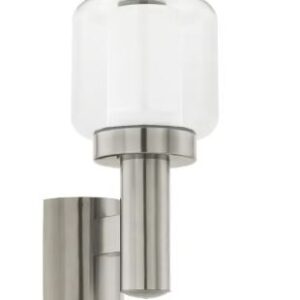 POLIENTO STAL/ PRZEZROCZYSTY/ BIAŁY OPRAWA ŚCIENNA KINKIET 1X E27/ 28W IP44 TWORZYWO